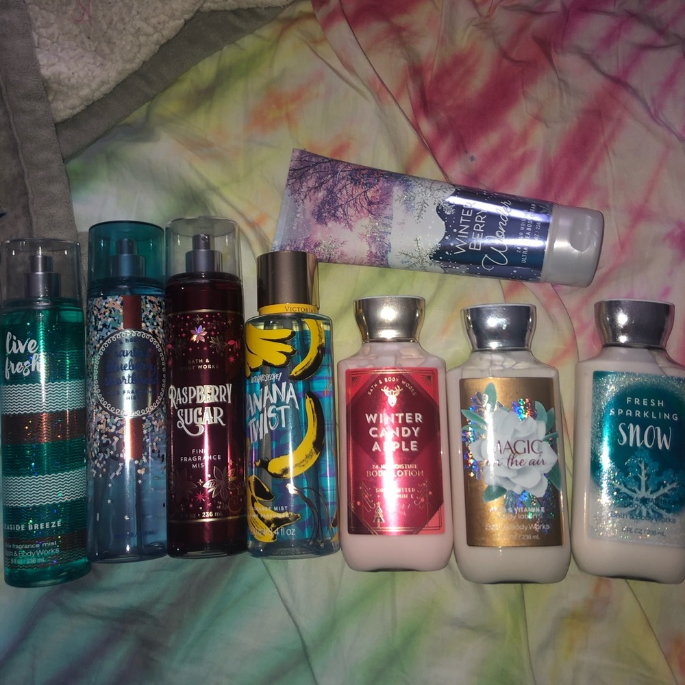 Bath and body works body care bundle!